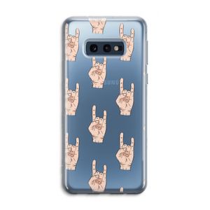 Rock: Samsung Galaxy S10e Transparant Hoesje
