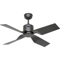 CasaFan ECO VENTOS IP44 102 BG-BG WiFi Flügel basaltgrau Plafondventilator Basaltgrijs Met afstandsbediening, Timer, Met wintermodus, Bediening via App