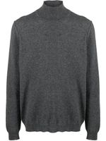 Woolrich pull en maille à col montant - Gris