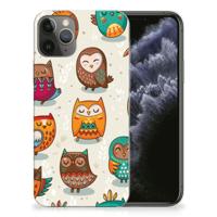 Apple iPhone 11 Pro | TPU Hoesje | Vrolijke Uilen