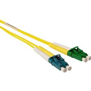 ACT 10 meter LSZH Singlemode 9/125 OS2 glasvezel patchkabel duplex met LC/APC en LC/UPC connectoren