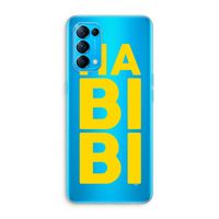 Habibi Blue: Oppo Find X3 Lite Transparant Hoesje
