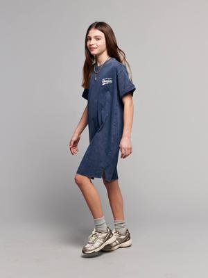 T-shirt jurk marineblauw T-shirt jurk marineblauw