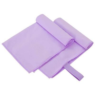 Sporthanddoeken 2 pcs Paars 50 x 30 cm Polyester en polyamide