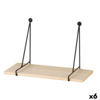 Planken Max Home Ijzer Hout MDF 30 X 20 X 14,5 CM (6 Stuks)