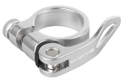 M-Wave zadelpenklem met snelspanner 34.9 zilver op kaart