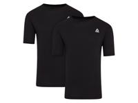 Reebok Set van 2 heren T-shirts (Zwart, XL)