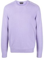 TOM FORD pull en cachemire à col rond - Violet
