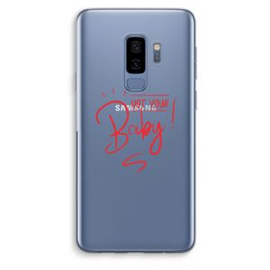 Not Your Baby: Samsung Galaxy S9 Plus Transparant Hoesje