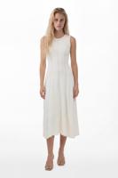 Jurk met stiksels - WHITE - S