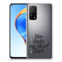 Xiaomi Mi 10T | 10T Pro | Siliconen hoesje | met naam Heart Smile