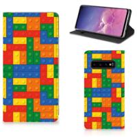 Samsung Galaxy S10 | Hoesje met Magneet | Blokken