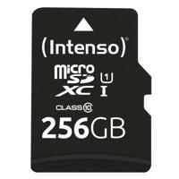 Micro SD kaart met adapter INTENSO 3423492 256 GB