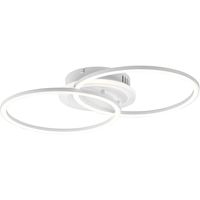 LED Plafondlamp - Plafondverlichting - Trion Venda - 25W - Natuurlijk Wit 4000K - Dimbaar - Rond - Mat Wit - Aluminium - thumbnail