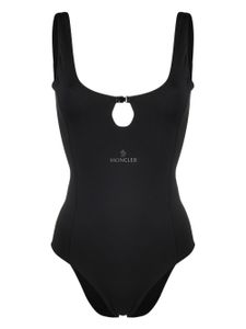 Moncler maillot de bain à découpes - Noir