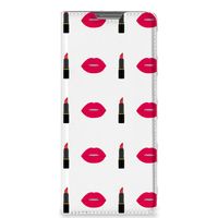 OPPO Find X5 Hoesje met Magneet Lipstick Kiss