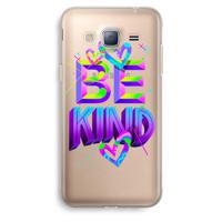 Be Kind: Samsung Galaxy J3 (2016) Transparant Hoesje