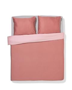 HEMA Dekbedovertrek 200x200/220cm Satijn Roze (roze)