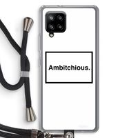 Ambitchious: Samsung Galaxy A42 5G Transparant Hoesje met koord