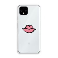 Kusje: Pixel 4 Transparant Hoesje