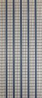 Sunarts kant en klaar vliegengordijn 100 x 232 Banen wit / donkerblauw / blauwvlam model 407