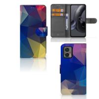 Motorola Edge 30 Neo | Book Case | Polygon Dark | Portemonnee hoesje