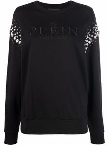 Philipp Plein sweat Crystal Iconic en coton - Noir