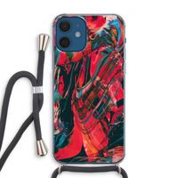 Endless Descent: iPhone 12 Transparant Hoesje met koord