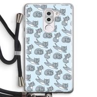 Poezen: Honor 6X Transparant Hoesje met koord