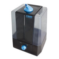 RAM RAM Ultrasonic Luchtbevochtiger 5 liter - 400ml per uur