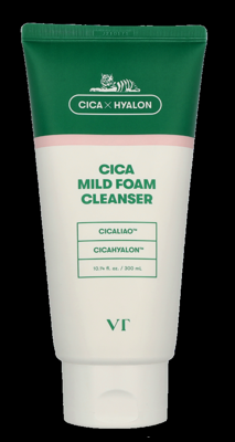 VT Cosmetic Cica Mild Foam Cleanser 300 ml Make-up verwijderaar en reiniger