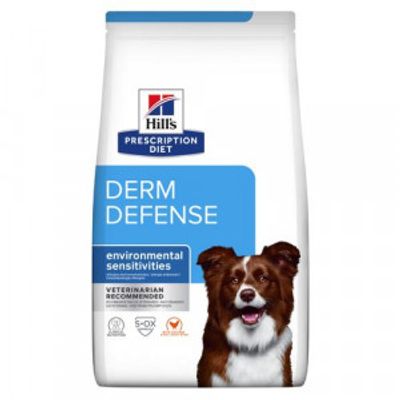 Hill&apos;s Prescription Diet Derm Defense Environmental Sensitivities hondenvoer met kip 4 kg