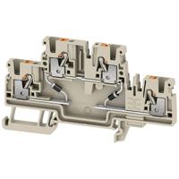 Weidmüller 2704390000 Componentenserieklem Push-In-klem Beige 50 stuk(s)