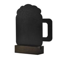 Krijt-tafelstandaard BEER bxh 10x18cm