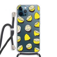 When Life Gives You Lemons...: iPhone 12 Pro Transparant Hoesje met koord