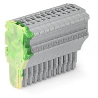 WAGO 2020-112/000-037 Connector, female Groen, Geel, Grijs 20 stuk(s)