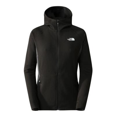 The North Face Athletic Outdoor Full Zip Hoodie Dames Fleece TNF Black - Asphalt Grey M
