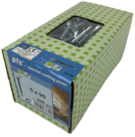 pgb-Europe PFS+ | Spaanplaatschroef PFS+ VZK-T Ø 5,0x90 Zn | 200 st - PFWVTG001005000903