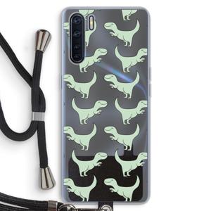 Dinos: Oppo A91 Transparant Hoesje met koord