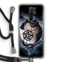 Volle maan: Xiaomi Redmi 9 Transparant Hoesje met koord