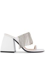 Nodaleto mules Bula Preston 90 mm - Blanc