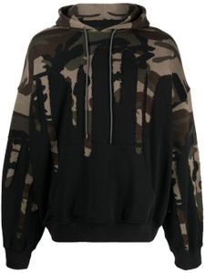 Mostly Heard Rarely Seen hoodie Extreme Drip à motif camouflage - Noir