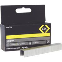 C.K 496004 Nieten voor tacker Type 140 1000 stuk(s) Afm. (l x b) 12 mm x 10.5 mm