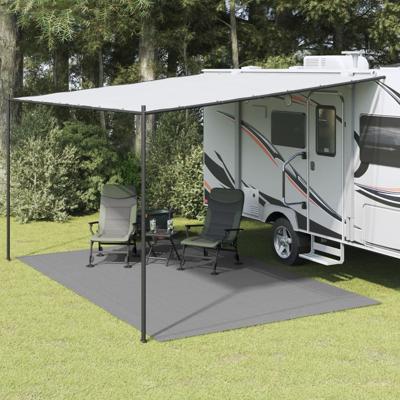 VidaXL Tenttapijt 5x3 m lichtgrijs