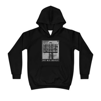Hoodie regular zwart - kids - Stadion Licht