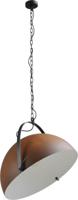 Masterlight Landelijke hanglamp Larino 60 roestbruin met wit 2200-25-06-B-K