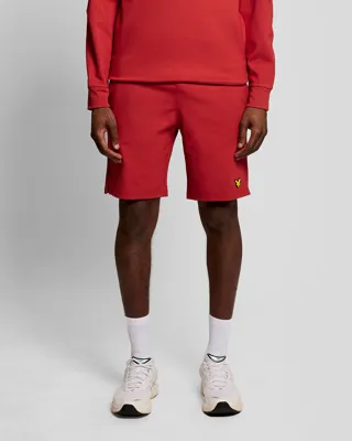 Lyle & Scott Fly Fleece Korte Broek Heren Rood - Maat S - Kleur: Rood | Soccerfanshop Lyle & Scott Fly Fleece Korte Broek Heren Rood - Maat S - Kleur: Rood | Soccerfanshop
