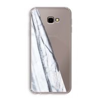 Gestreepte marmer: Samsung Galaxy J4 Plus Transparant Hoesje