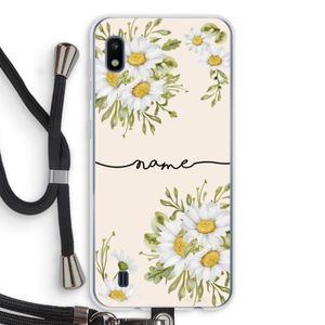 Daisies: Samsung Galaxy A10 Transparant Hoesje met koord