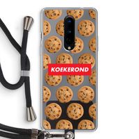 Koekerond: OnePlus 8 Transparant Hoesje met koord